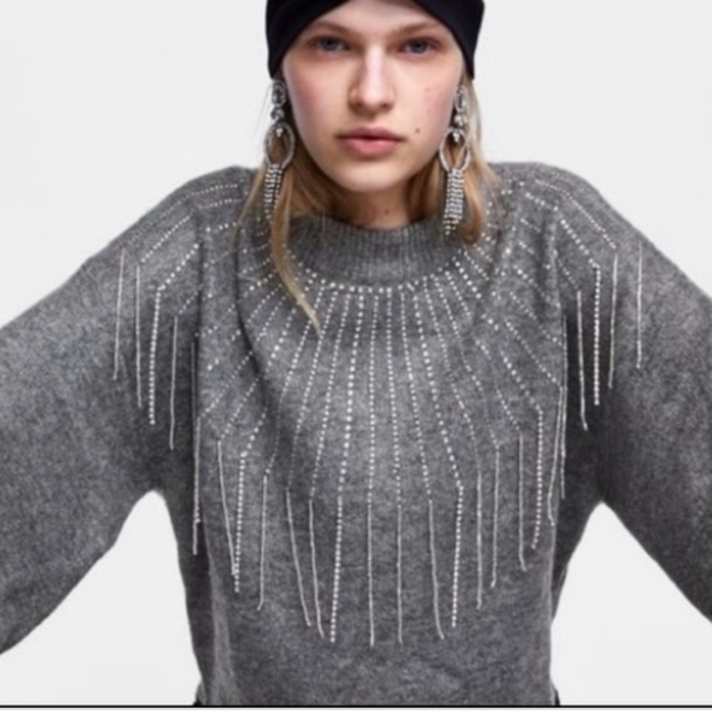 Zara diamond sweater